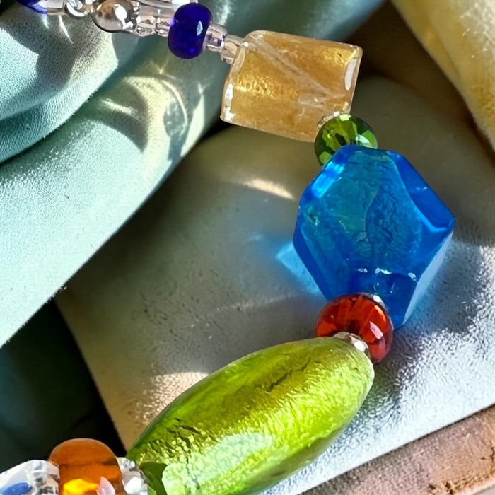 Murano glas armband 'Cinque Terre' Multicolore