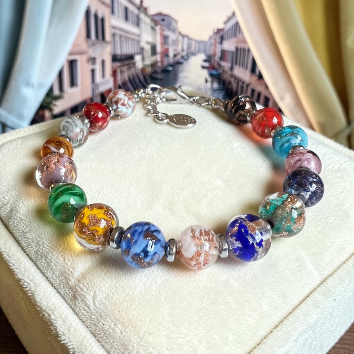 Murano glas armband 'Palermo' Multi Colore