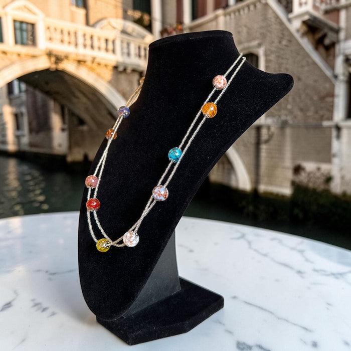 NIEUW! Varenna — Murano glas halsketting | Bella Murano