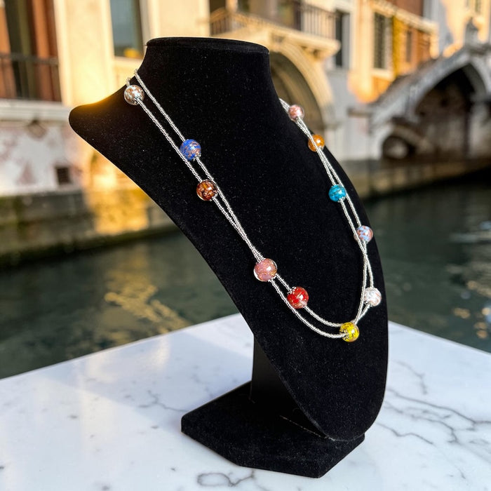 NIEUW! Varenna — Murano glas halsketting | Bella Murano