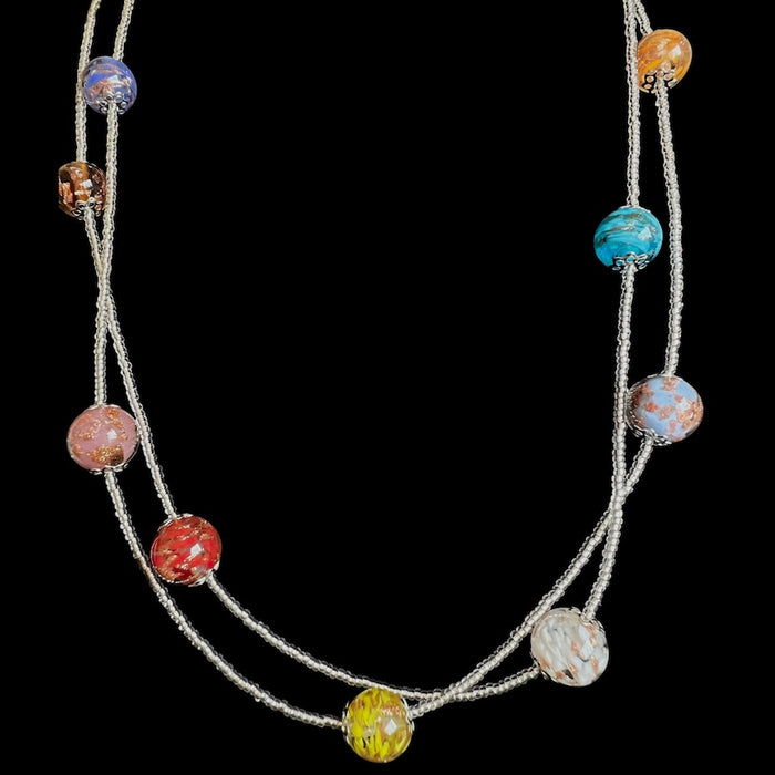 NIEUW! Varenna — Murano glas halsketting | Bella Murano