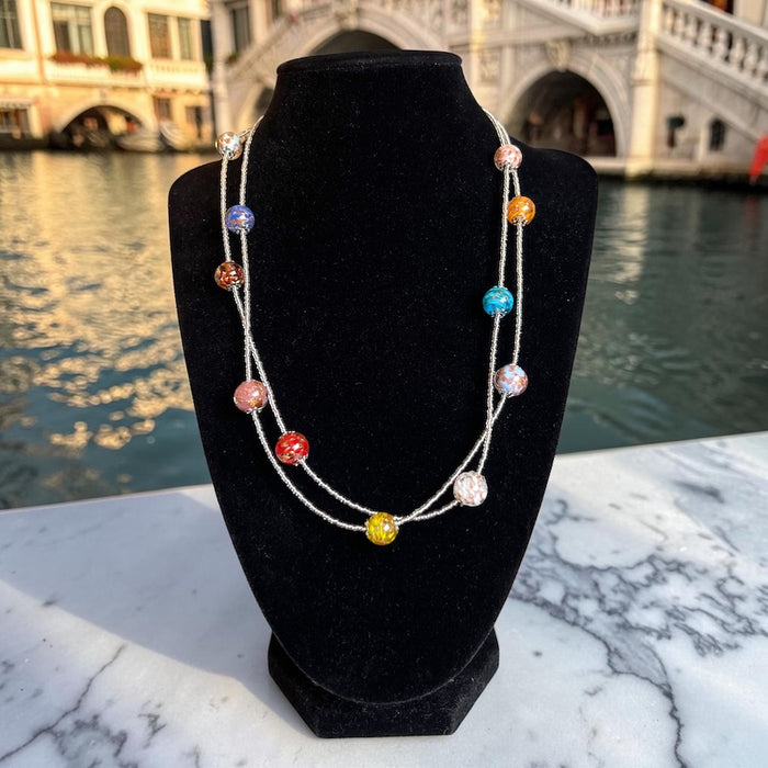 NIEUW! Varenna — Murano glas halsketting | Bella Murano