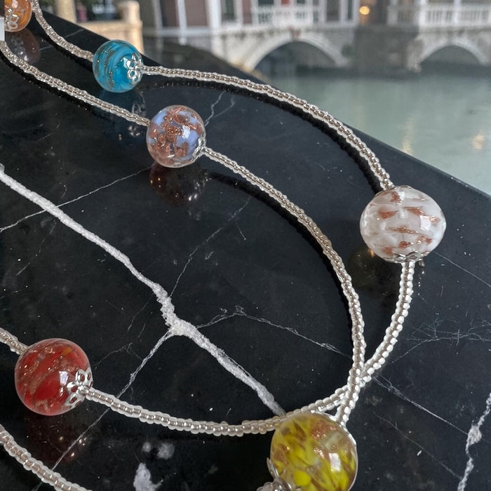 NIEUW! Varenna — Murano glas halsketting | Bella Murano