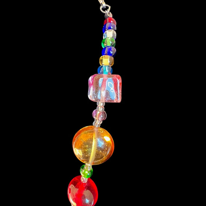 Murano glas halsketting 'Cinque Terre' Multicolore