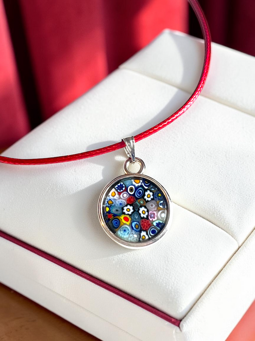 NIEUW! Murano halsketting 'Lecce' Rosso