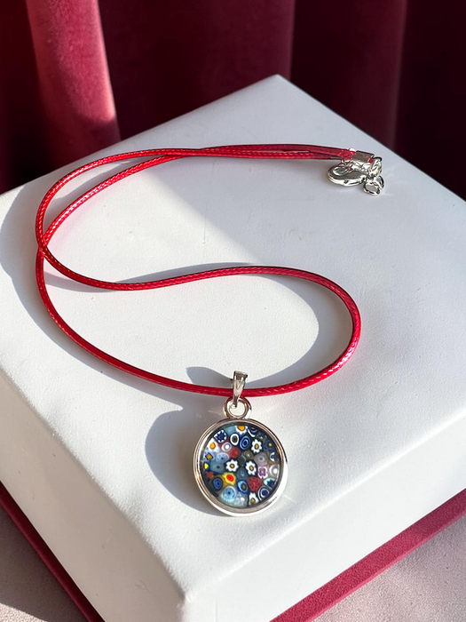 NIEUW! Murano halsketting 'Lecce' Rosso