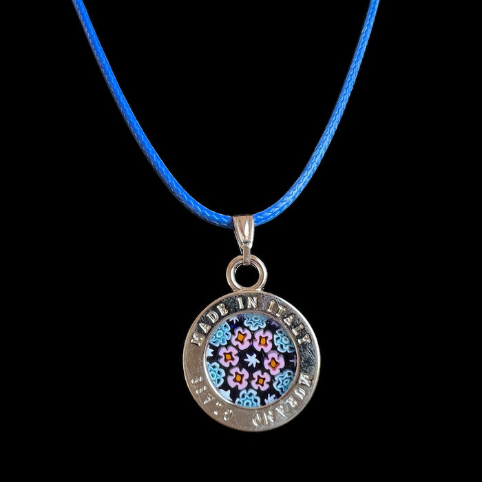 NIEUW! Murano halsketting 'Lecce' Blu
