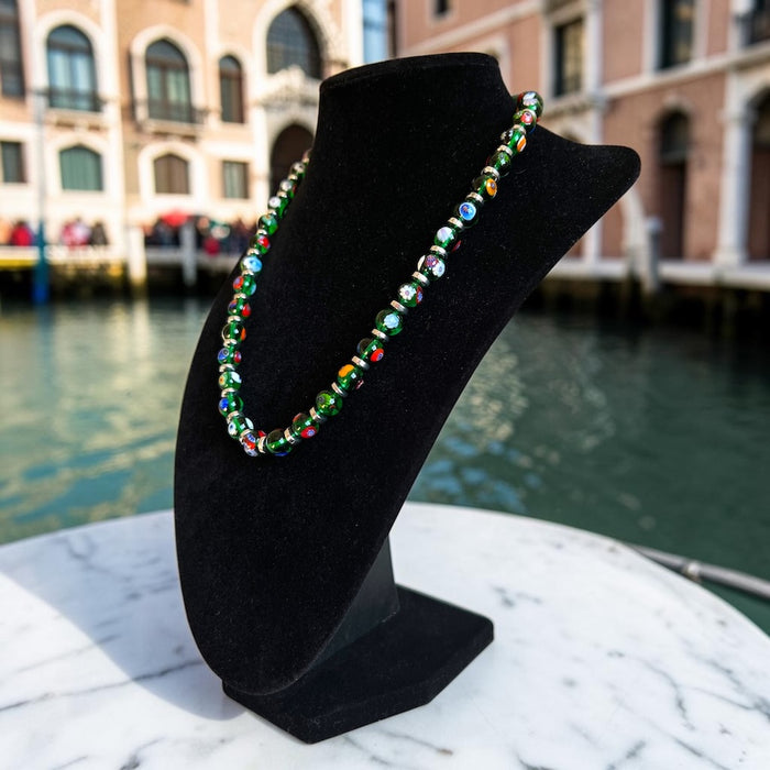 Murano glas halsketting 'Novara' Verde