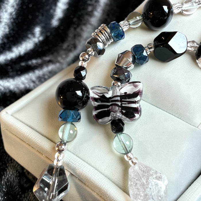 Murano glas halsketting Roma nero – opvallend en handgemaakt uit Venetië