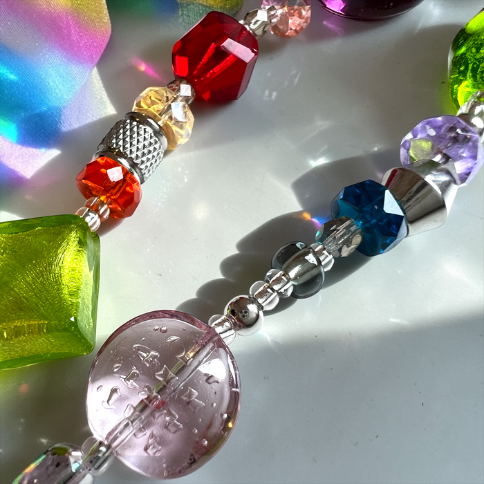 Murano glas halsketting 'Roma' Multicolore