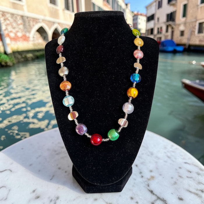 Murano halsketting 'Sienna' Multicolore