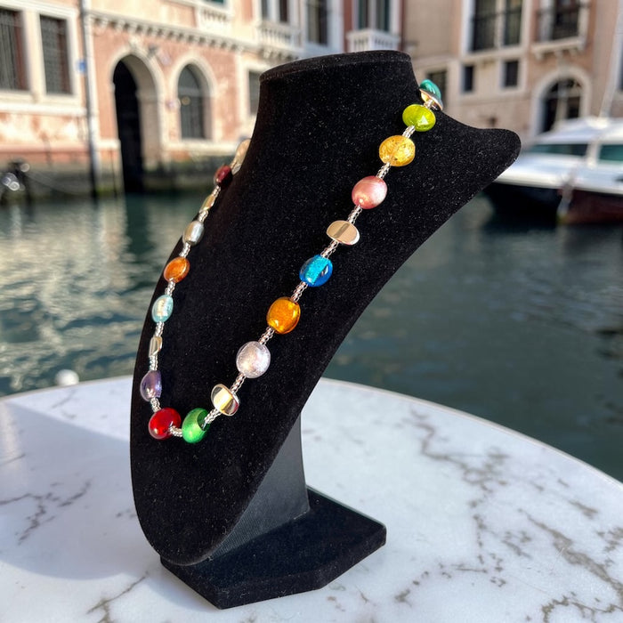 Murano halsketting 'Sienna' Multicolore