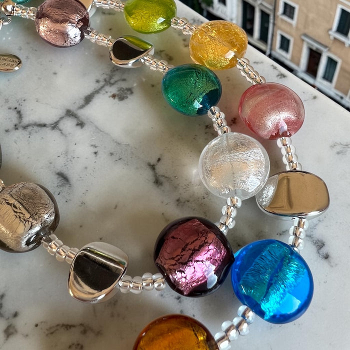 Murano halsketting 'Sienna' Multicolore