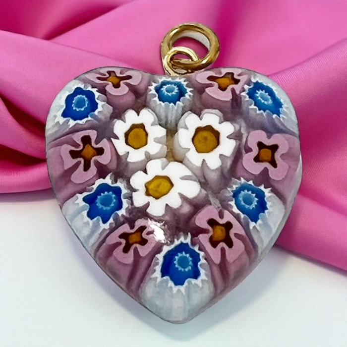 Murano glas oorbellen en hanger set Sassari - handgemaakt Venetiaans glas