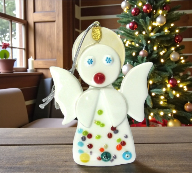 Kerstmis - Muranoglas Angelo di Natale