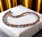 Murano glas halsketting Palermo Argento oro trasparente - handgemaakt transparant goud Venetiaans glas
