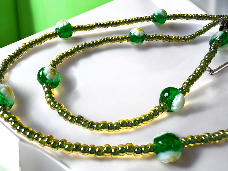 Murano brillenkoord 'Cordina occhiali' Verde