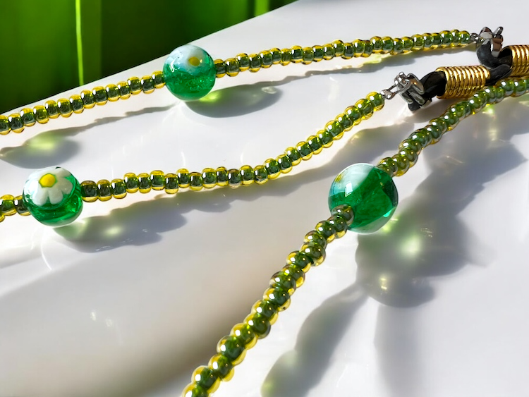 Murano brillenkoord 'Cordina occhiali' Verde