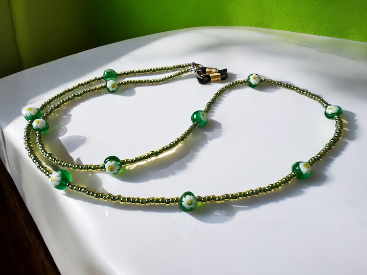 Murano brillenkoord 'Cordina occhiali' Verde