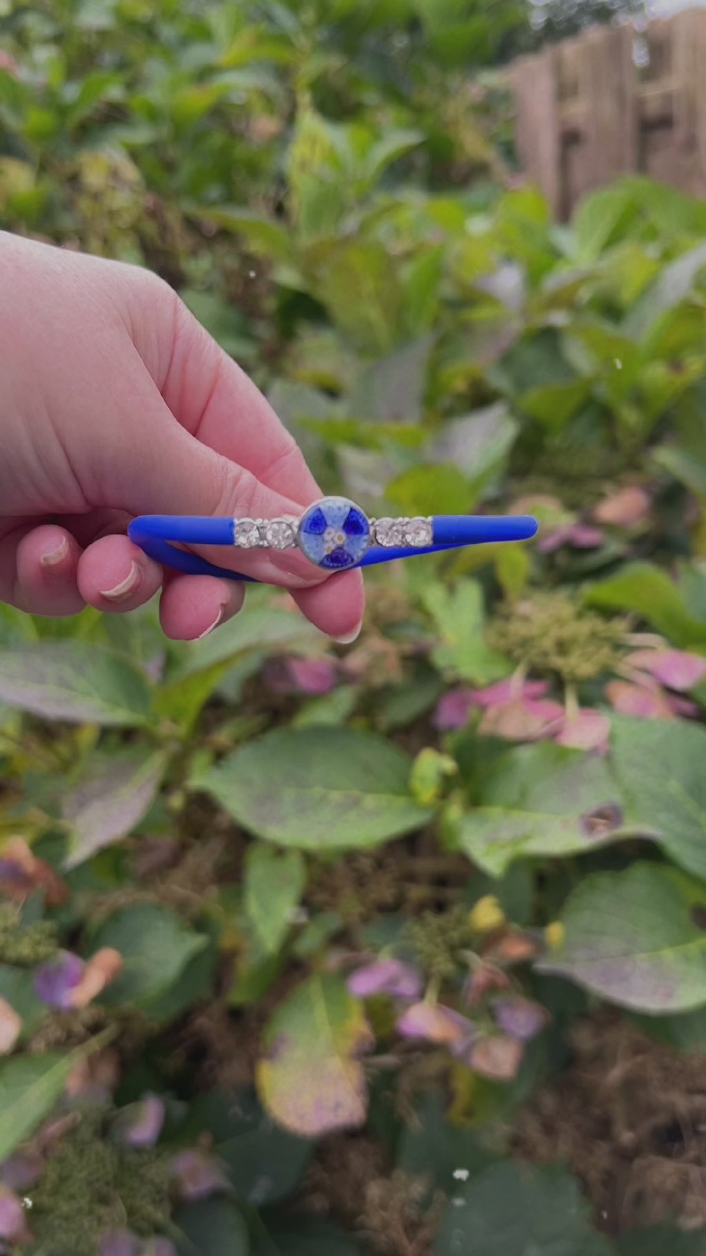 Murano glas en strass armband Matera aqua - handgemaakt aqua blauw Venetiaans glas met strass