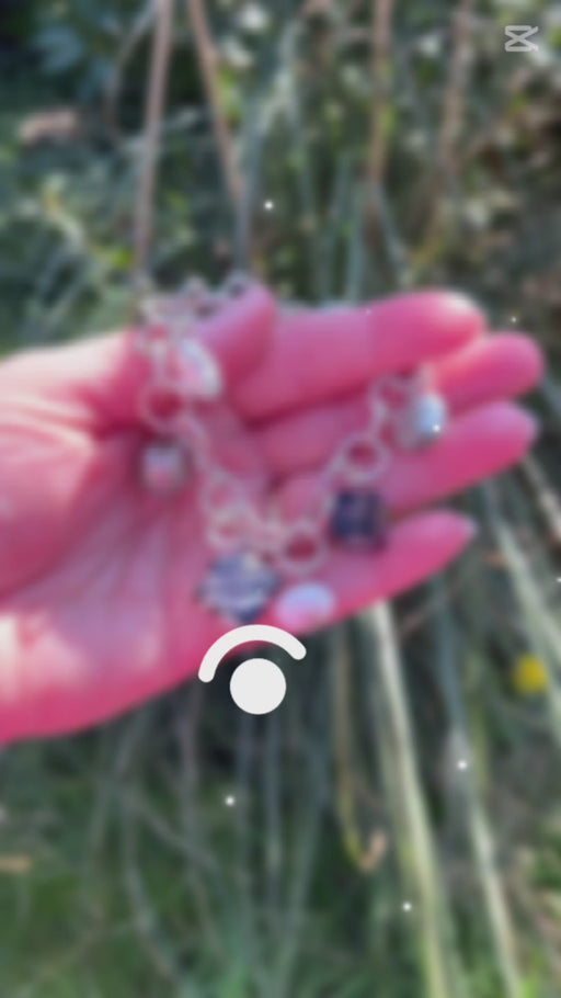 Murano glas armband Milano nero - handgemaakt zwart Venetiaans glas