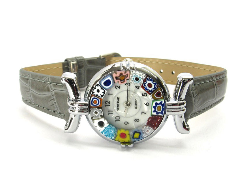 Millefiori horloge 'Ravenna' Grigio